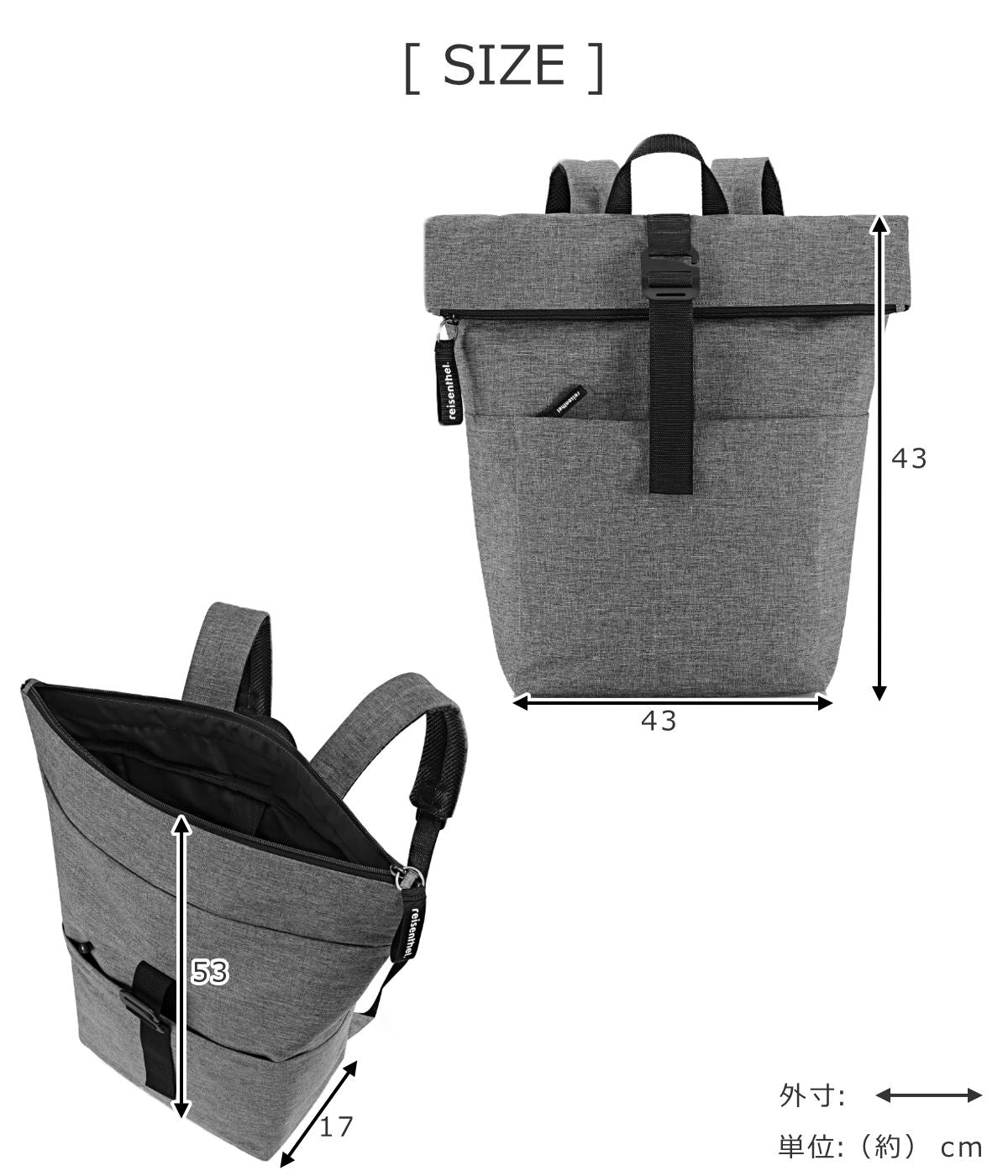 ロールトップバッグパック(ROLLTOPBACKPACK)