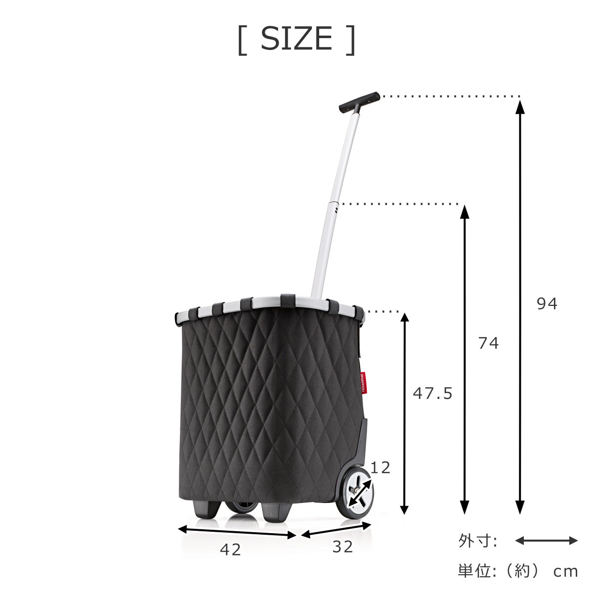 キャリークルーザーロンバスブラック(CARRYCRUISERRHOMBUSBLACK)