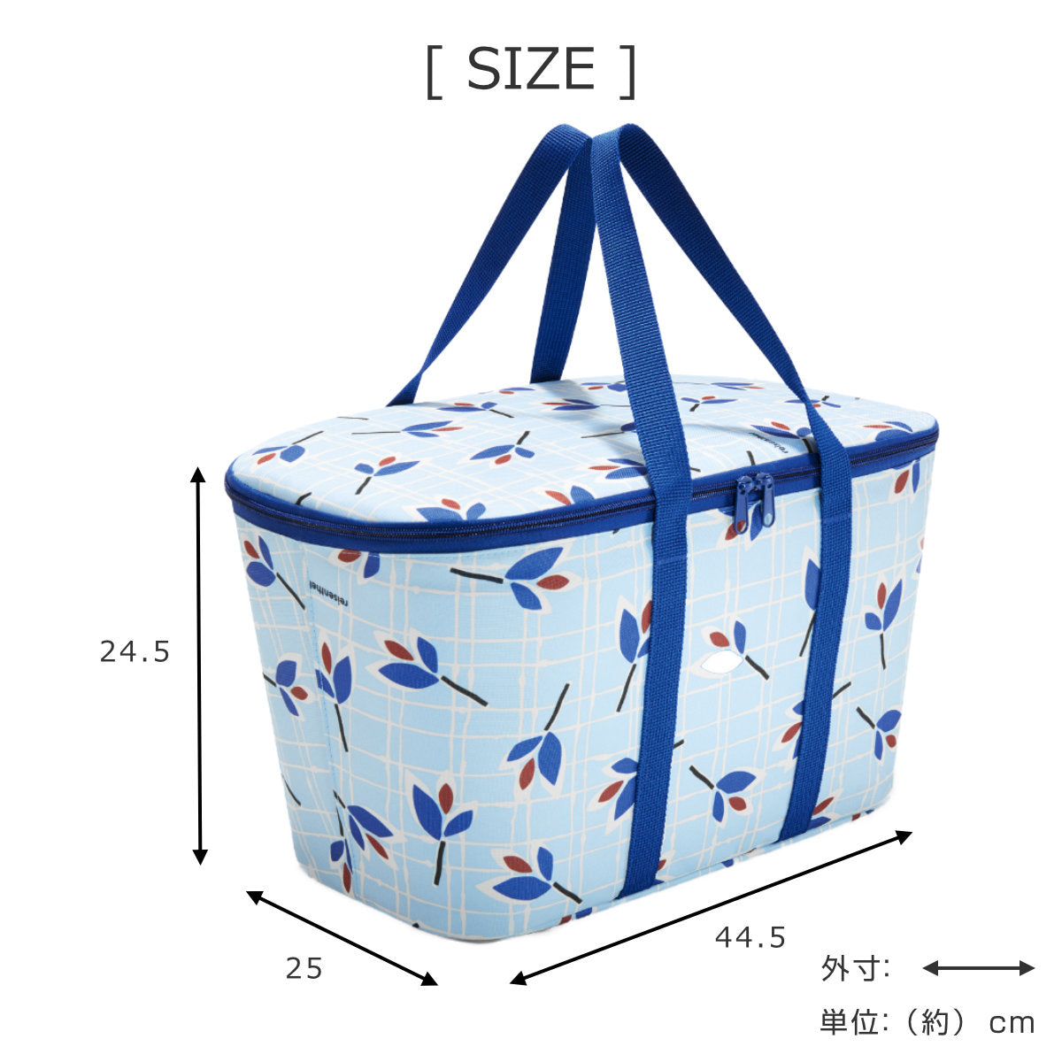 クーラーバッグリーブスブルー(COOLERBAGLEAVESBLUE)