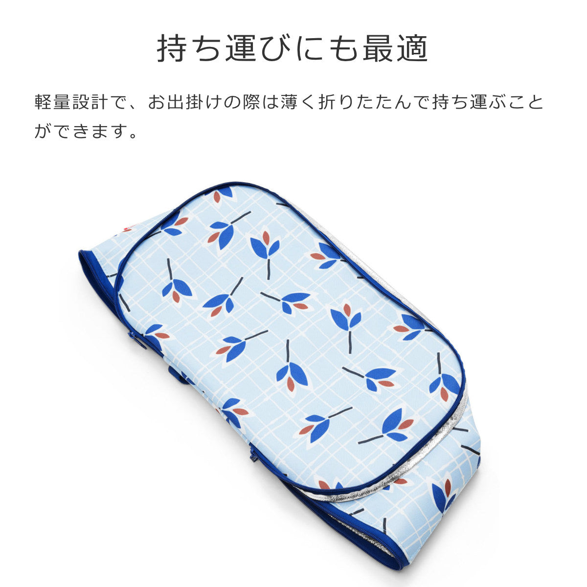 クーラーバッグリーブスブルー(COOLERBAGLEAVESBLUE)