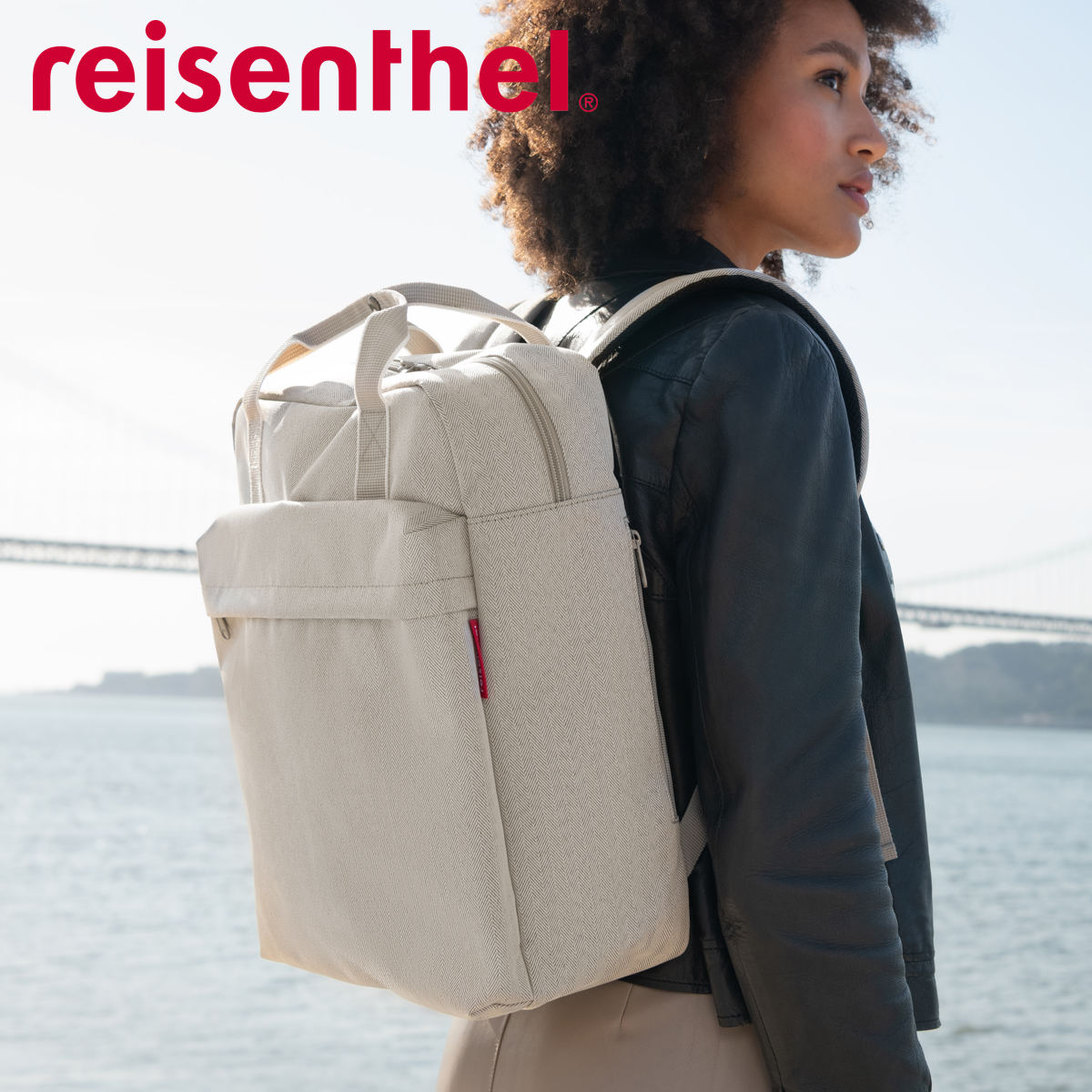 ALLDAYBACKBACKMHERRINGBONESAND(オールデーバックパックM)