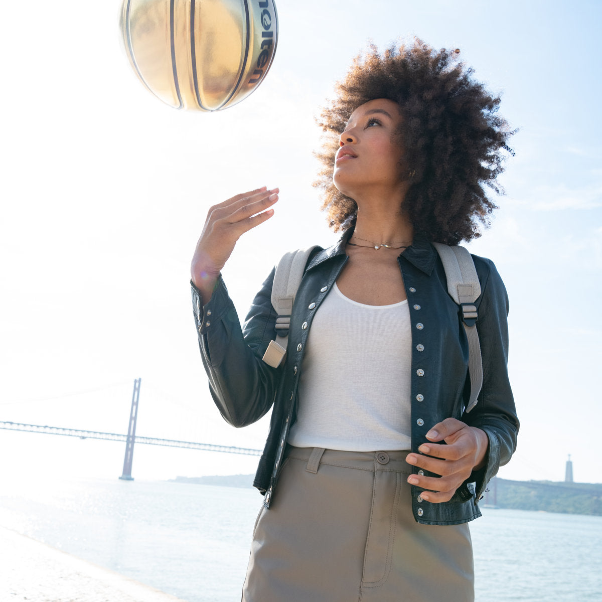 ALLDAYBACKBACKMHERRINGBONESAND(オールデーバックパックM)