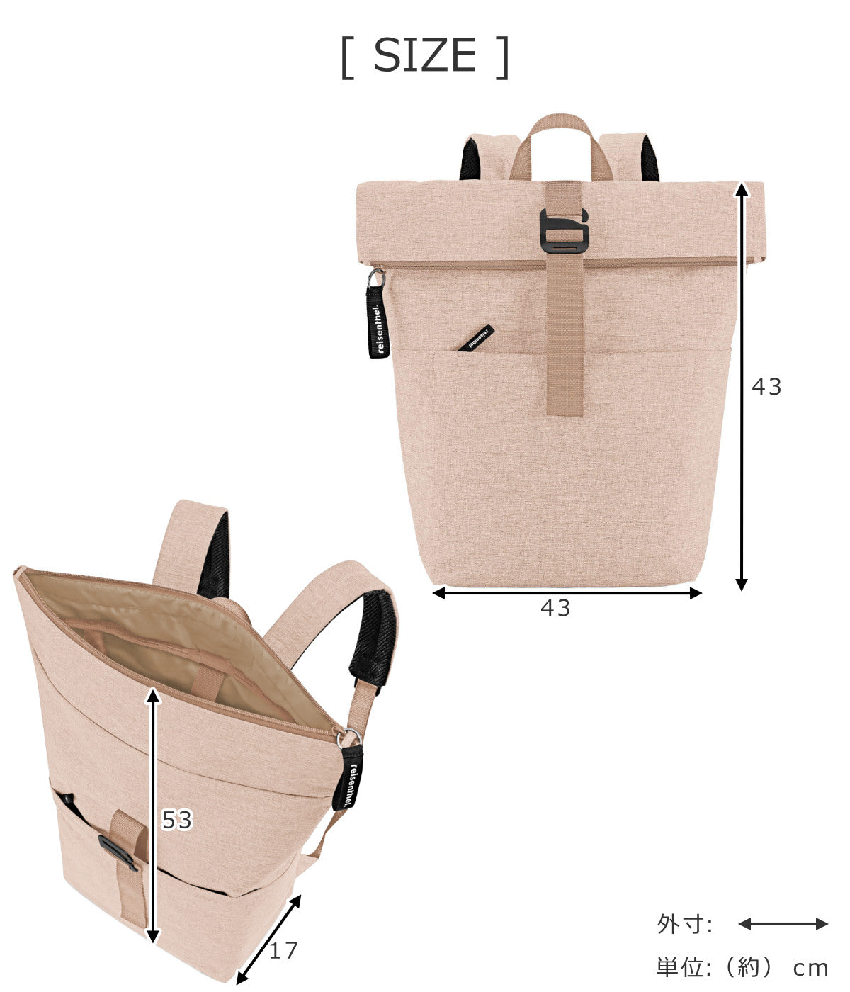 ロールトップバックパック(ROLLTOPBACKPACK)