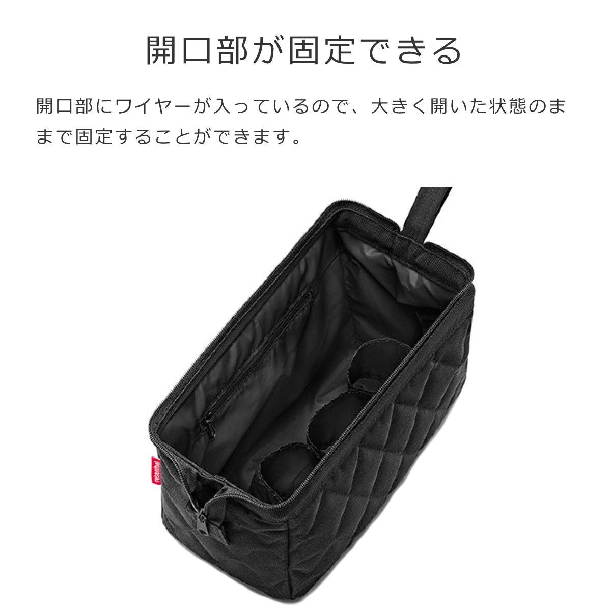 トラベルコスメティック （TRAVELCOSMETIC RHOMBUS BLACK）