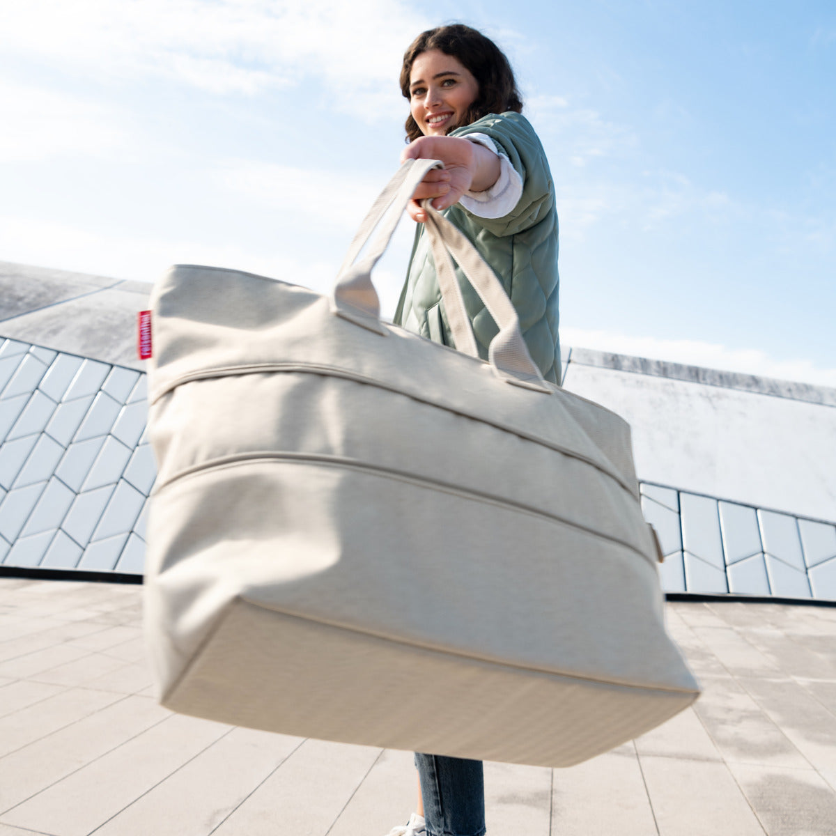 SHOPPER E1 HERRINGBONESAND（ショッパーE1 ヘリンボーンサンド）